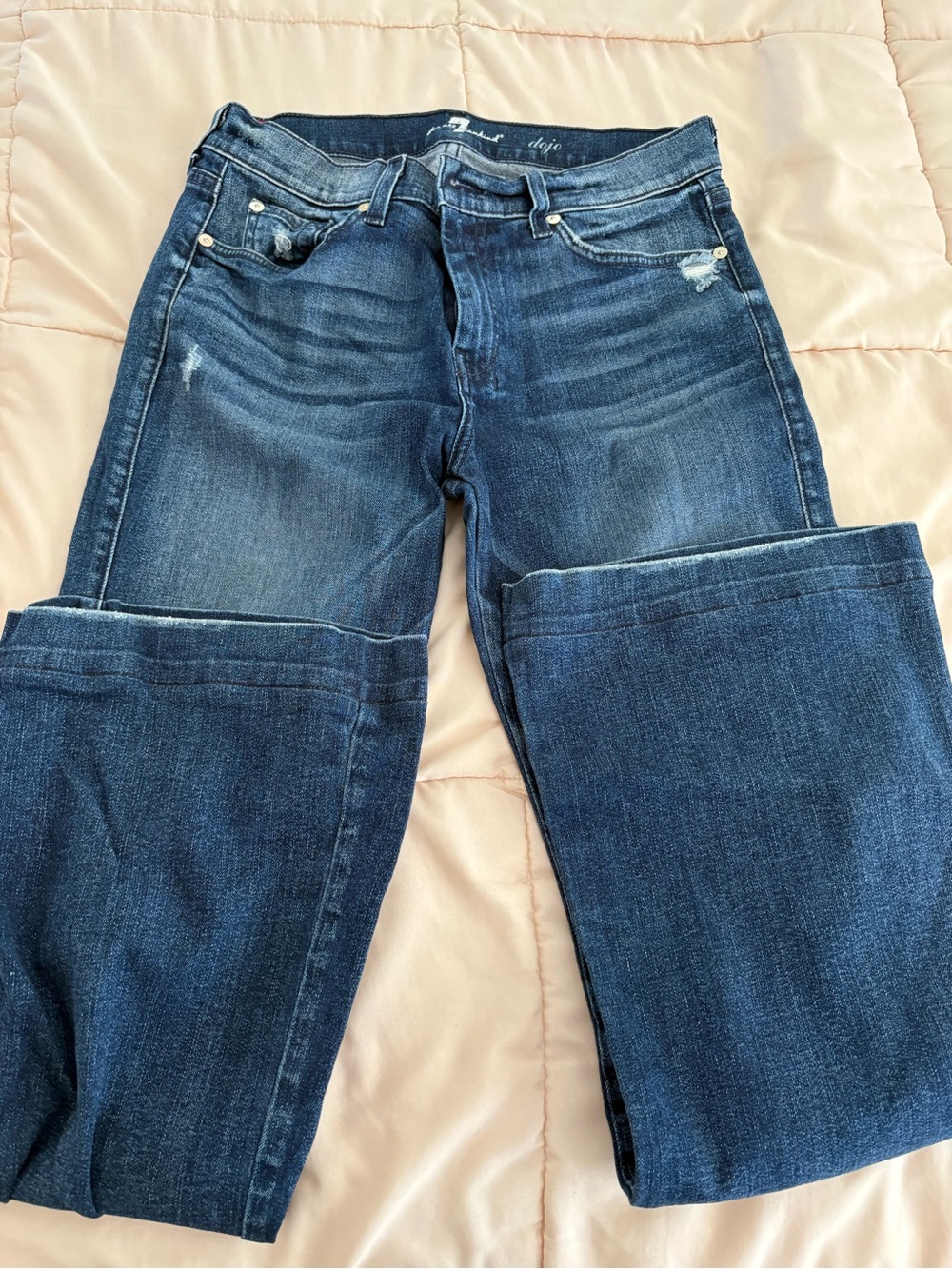 7 for all mankind Blue Denim Jeans